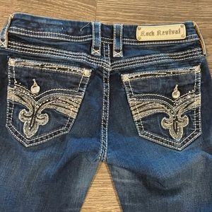 Rock Revival Straight Yui Rhinestone Bling Jeans